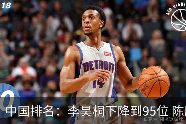 中国排名：李昊桐下降到95位 陈顾新肖博文上升