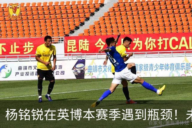 杨铭锐在英博本赛季遇到瓶颈！未来可向毛伟杰学习，就能走出低谷